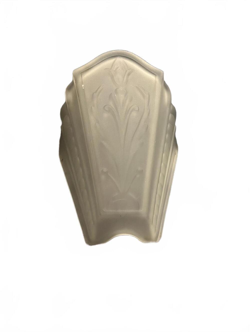 Art Deco Frosted Glass Light Shade: Floral Vine Sconce Chandelier Part